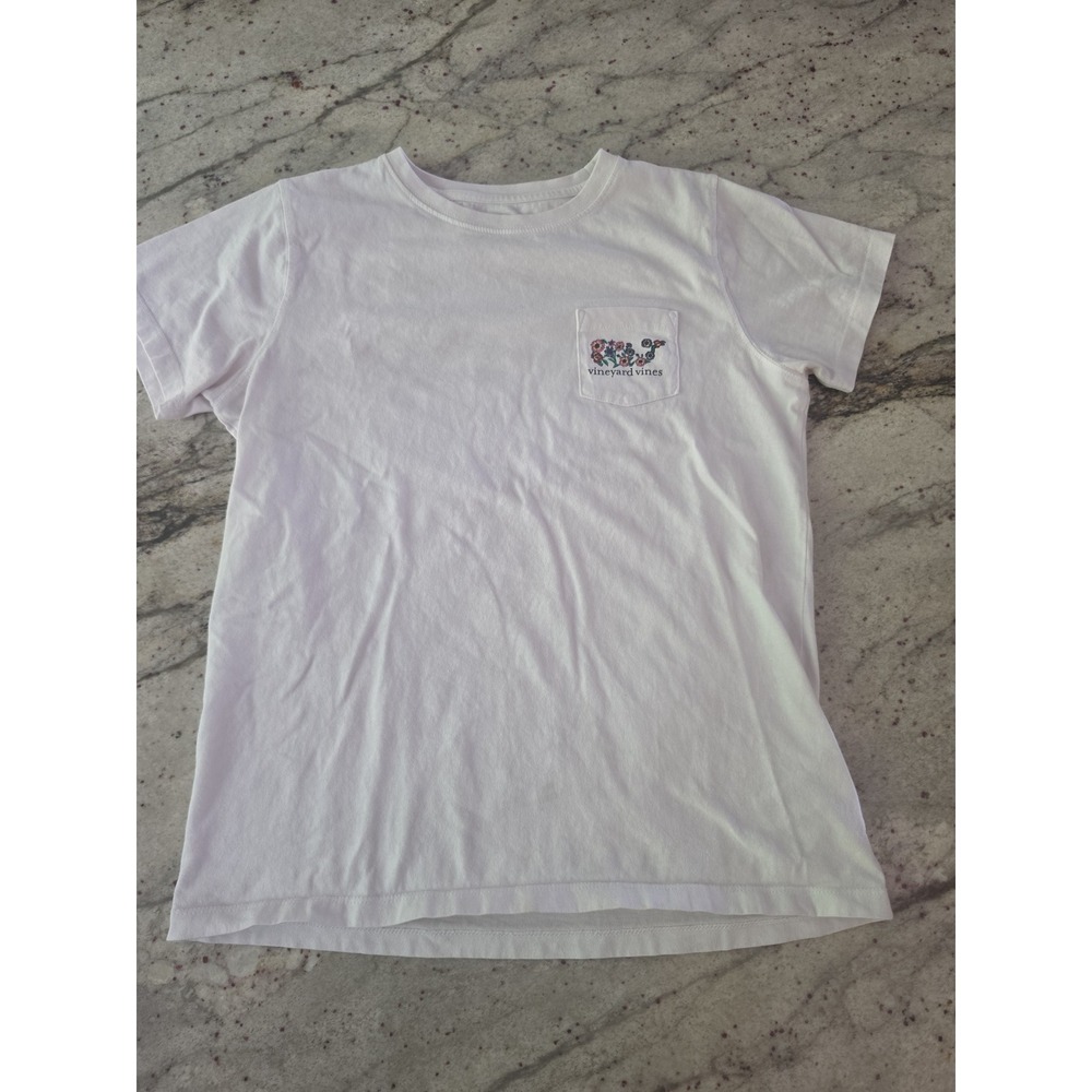 Vineyard Vines white floral‎ print womens small
